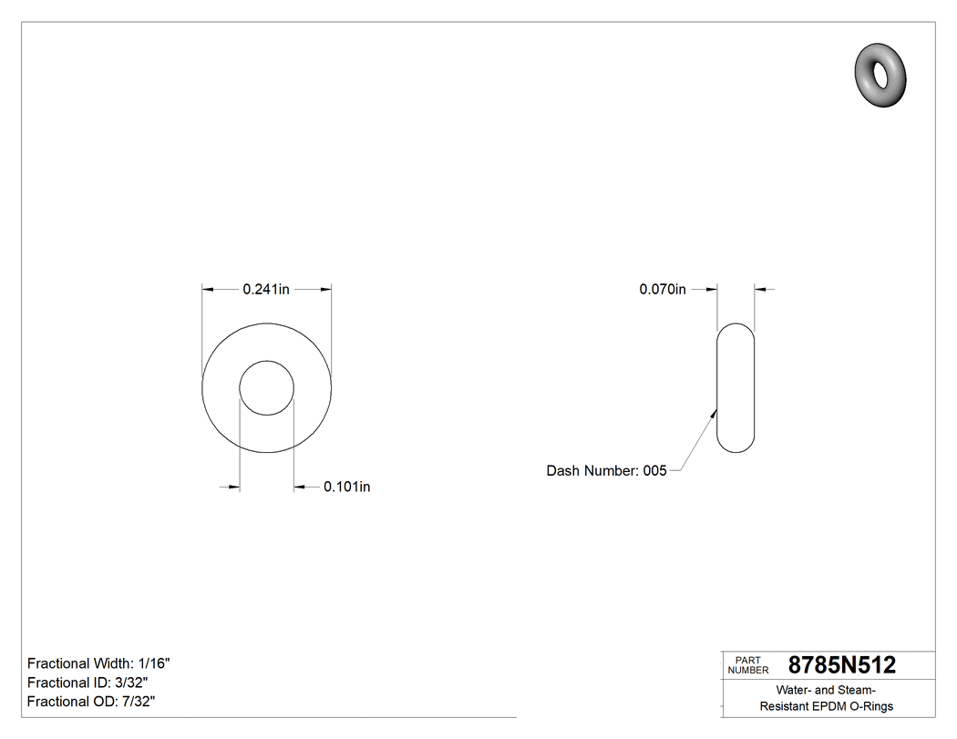 Technical drawing - 8785N512